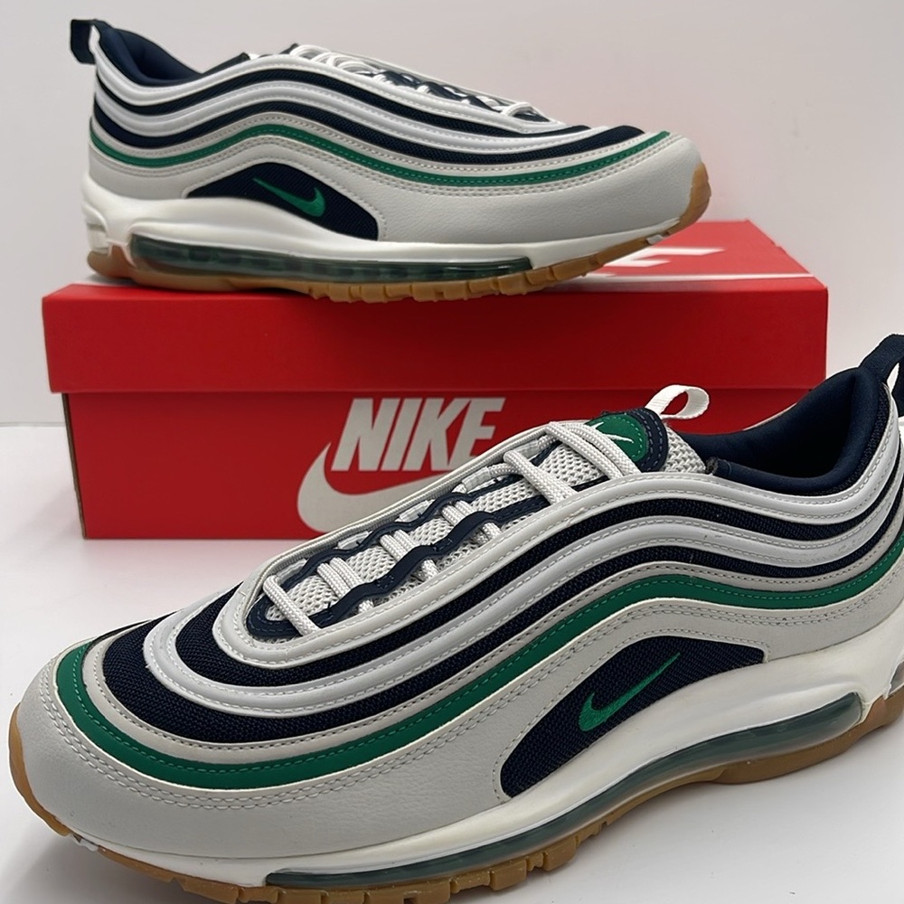 Nike Men’s Air Max 97
Photon Dust/Dark Obsidian/ White/Malachite
921826-021 Snkr - Picture 13 of 13